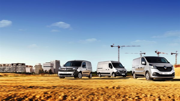 Showcasing Renault commercial vehicles