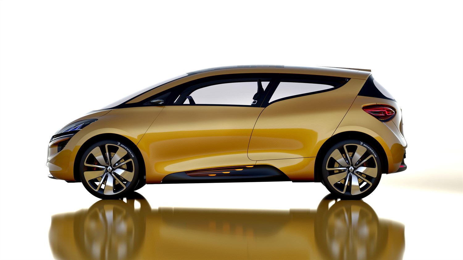 Renault R-SPACE Concept - profile view - side doors open