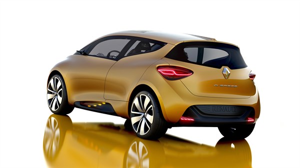 Renault R-Space concept car exterior design back side view 
