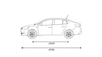 Renault Taliant dimensions